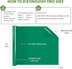 Green HTV Iron on Vinyl Rolls, Silhouette or Heat Press Machine - Image 3
