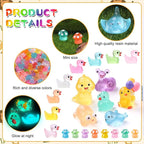DIYDEC 206pcs Mini Luminous Resin Animals, Miniatures Glow in The Dark Toys - Image 3