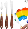 3 Pieces Palette Knife Set Stainless Steel Spatula palette knife by LightwishArtSupplies