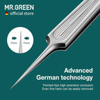 MR.GREEN Ingrown Hair Tweezers Needle Nose Pointed Tips Tweezers - Image 5