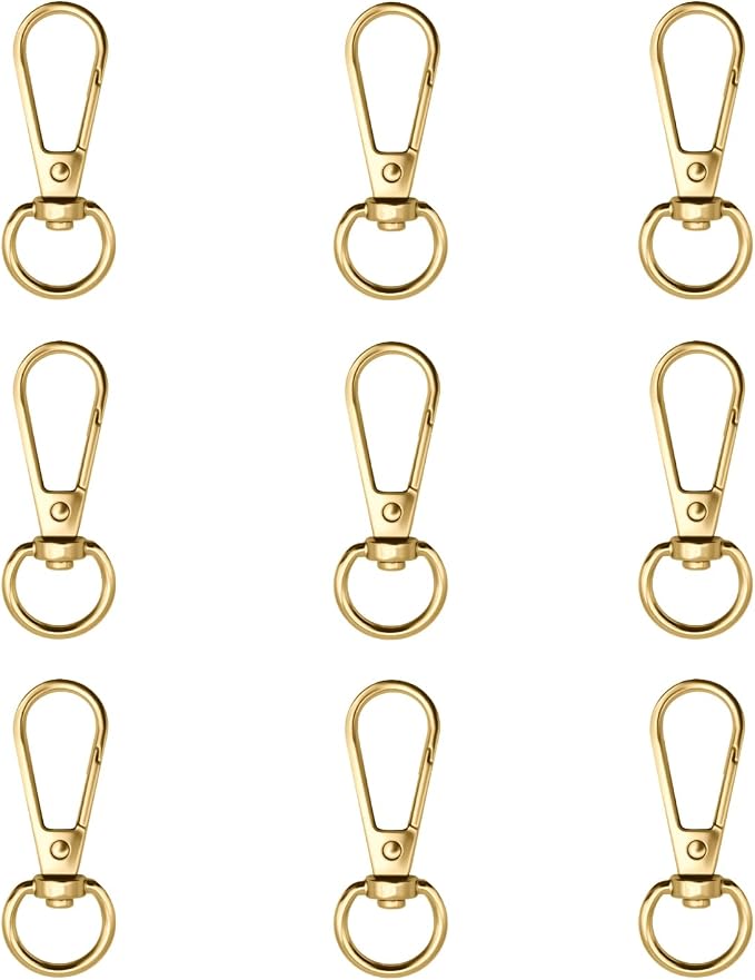 12pcs Swivel Push Gate Snap Hooks Clasps by TiSuit
