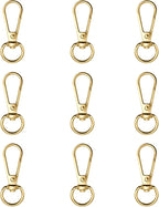12pcs Swivel Push Gate Snap Hooks Clasps by TiSuit