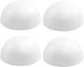 Crafjie 4PCS 8 Inchs White Foam Balls Half Round Polystyrene Half Foam Balls by Crafjie