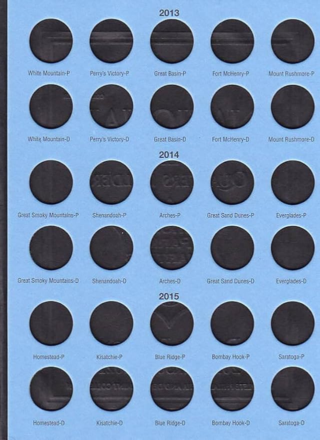 Whitman US Washington Statehood and National Parks Quarter Coin Deluxe Edition - Image 7