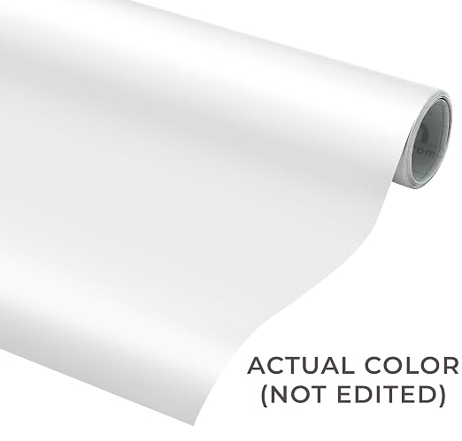 VViViD Matte White 11.8 Inches x 84 Inches DECO65 Permanent Adhesive Craft Vinyl - Image 6