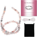 6mm Matte Pink Zebra Jasper Bead, 15-Inch Matte Round Loose Stone Beads by THRELE