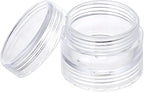 Hipiwe 8 Sets 5 Layers Clear Plastic Round Storage Jars Jewelry Bead Storage - Image 8