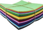 flic-flac 42pcs 12 x 12 inches Felt Fabric Sheet Assorted Color Felt Pack DIY - Image 2