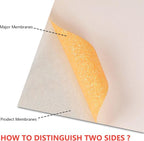 guangyintong Glow Glitter Orange Yellow Heat Transfer Vinyl HTV Rolls, Glitter - Image 2