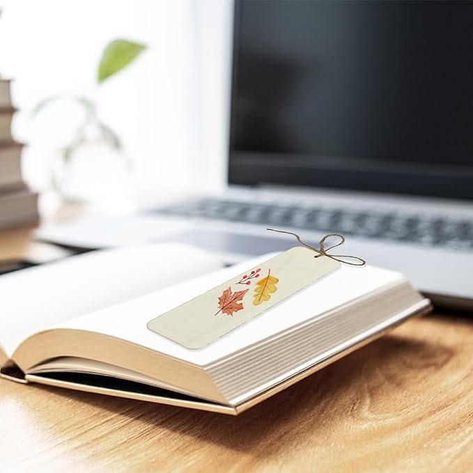 50 Sets 6 x 2 Inch Large Size Wooden Bookmarks - Image 4