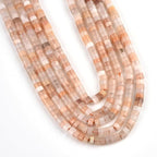 150pcs 4x2mm Natural Pink Aventurine Heishi Disc Rondelle Spacer Stone Semi - Image 3