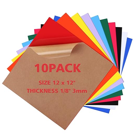 Adrattnay Acrylic Sheets 1/8 Thick, Opaque Colored Acrylic Panel by WOODEXPERT