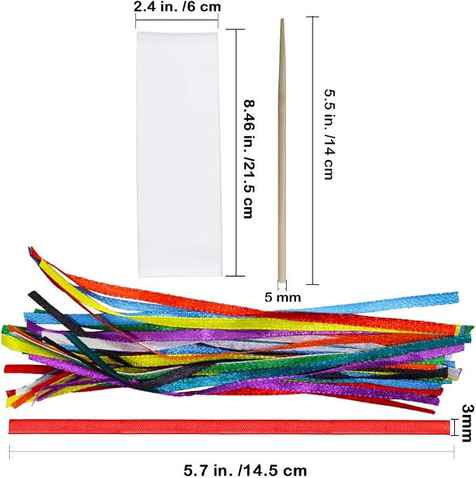 Supla 36 Sets 4 Style Magic Scratch Rainbow Bookmarks Making Kit - Image 3