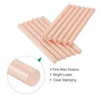 MECCANIXITY 12 Pcs Light Pink Cylinder Sealing Wax Stick Glue Gun Wax Seal Rod - Image 3