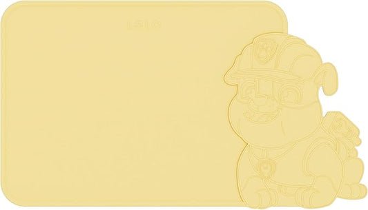 Lalo PAW Patrol Silicone Placemat for Toddlers & Babies - Non-Slip Kids Placemat for Restaurants & Dining Tables - Non-Toxic & BPA Free Safe - for Ages of 4 Months and Up - Rubble