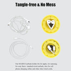 MAIRUI Wired Earbud Case Earphone Headphone Cord Organizer Earbuds Wrap Soft - Image 4