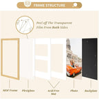 ATOBART 11x14 Picture Frame Set of 4, 8x10 - Image 4