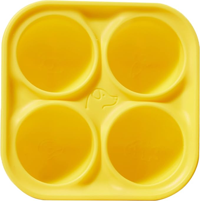 WOOF Pupsicle Treat Tray Mold, Large 25-75lbs, Silicone Molds by Woof