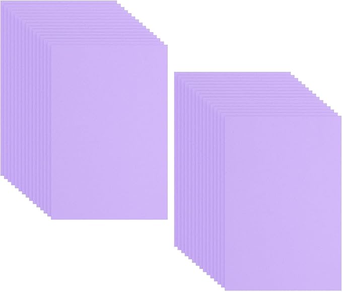 PATIKIL 30 Pack EVA Foam Sheets, Light Purple by PATIKIL