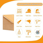 2 Pack 8'' x 12'' Translucent Orange Acrylic Sheet, 3mm Thick Acrylic - Image 4