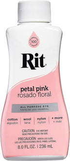 Rit All-Purpose Liquid Dye, Petal Pink 8 Fl Oz by ChaChaCharm