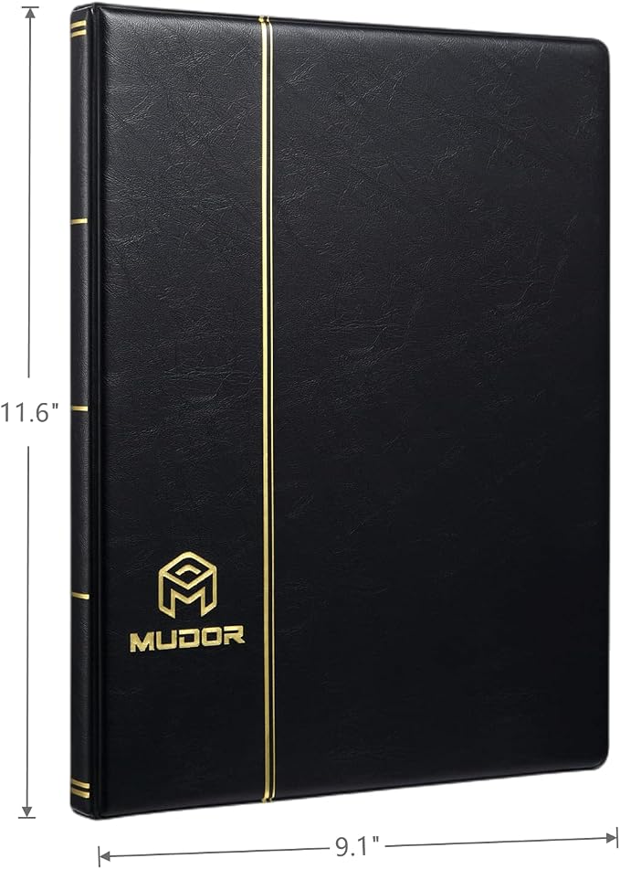 MUDOR Currency Collection Album, 60 Pockets Banknote Book - Image 2