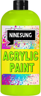 Grass Green Acrylic Paint, Professional 7 Fl Oz Paints by NINESUNG