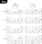 18Pcs Sublimation Accessories, Tshirt Ruler Guide Vinyl Alignment Tool - Image 3