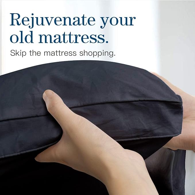 COONP Queen Mattress Topper, Extra Thick Pillowtop, Cooling Plush Mattress Pad - Image 4