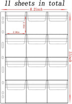 132 Pockets Coin Binder Collection Supplies Pages, Standard 9 Hole Coin - Image 2