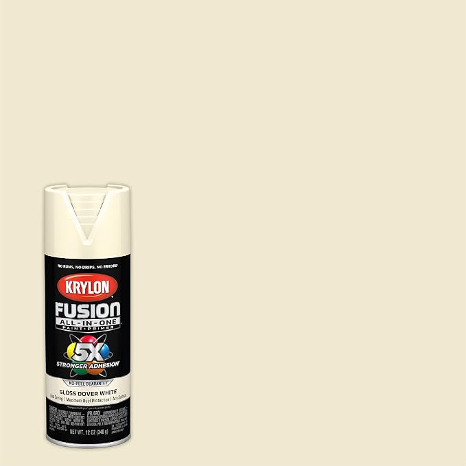 Krylon Fusion All-In-One Gloss Spray Paint & Primer, Dover White - Image 2