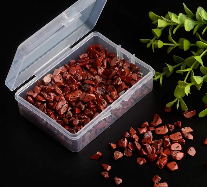 Natural Chip Stone Beads Red Jasper 5-8mm About 400 Pieces Irregular Gemstones - Image 3