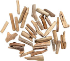 20 Pcs Natural Driftwood Pieces Branch Slices Craft Sticks Beach Decor by JJLFresheners