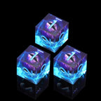 1Pcs D6 DND Dice with Resin Sharp Edge D&D Dice, Random Color and Style 6 Sided - Image 2