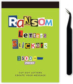 Letter Stickers Book-Scrapbook Supplies | 1500Pcs Vintage Ransom Alphabet by JUNKJWBZ%7CPeelStickInspir