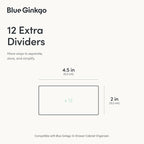 BLUE GINKGO 12 Dividers - Image 3