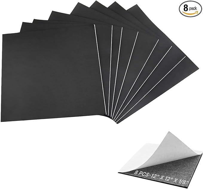 Storystore 8 Pcs 1/8" Thick Foam Padding Sheets by Storystore