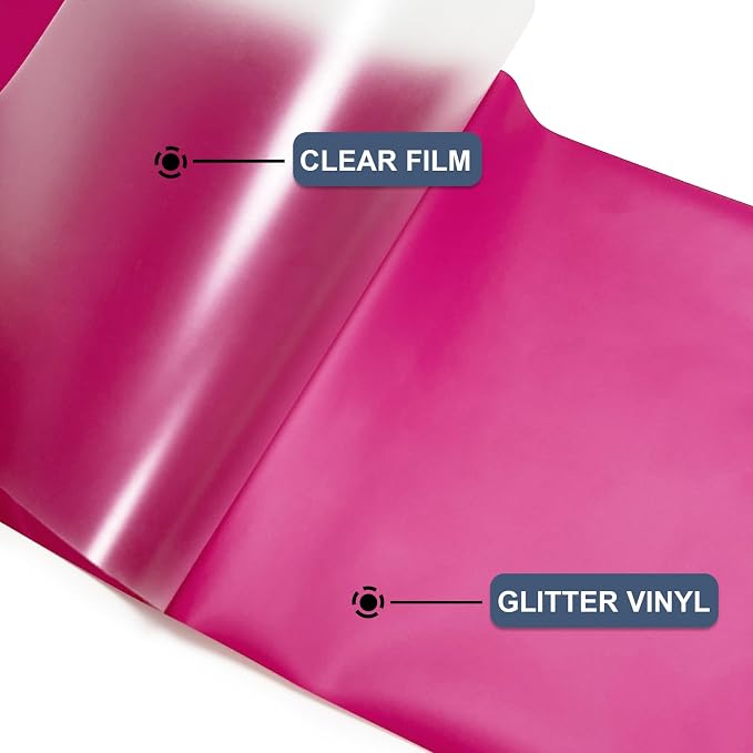 Rose Red Heat Transfer Vinyl HTV Roll 12" x 15ft. | Easy to Cut, Weed & Transfer - Image 4