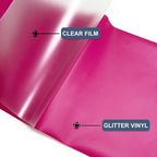 Rose Red Heat Transfer Vinyl HTV Roll 12" x 20ft. | Easy to Cut, Weed & Transfer - Image 4