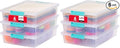 IRIS USA 6 Qt. Craft Storage Bins by IRISUSA