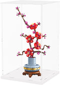 DuvinDD Acrylic Display Case for Lego Flowers Plum Blossom 10369 Lego by DuvinDD