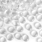 FUTUREPLUSX 1Lb Flat Glass Marbles, Decorative Glass Pebbles, Rocks Fish Tank by FuturePlusX