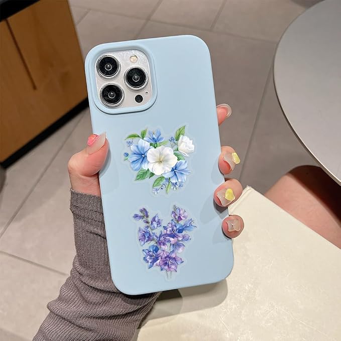 60Pcs Nature Flower Botanical PET Stickers Waterproof Aesthetic Floral - Image 6
