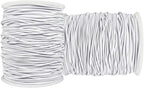 LUSTEMBER Stretchy String for Bracelets, 2 Rolls 1 mm Sturdy Elastic String by LUSTEMBER
