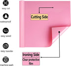 FUNKAKA Pink HTV Heat Transfer Vinyl Rolls, Adhesive HTV Vinyl - Image 3