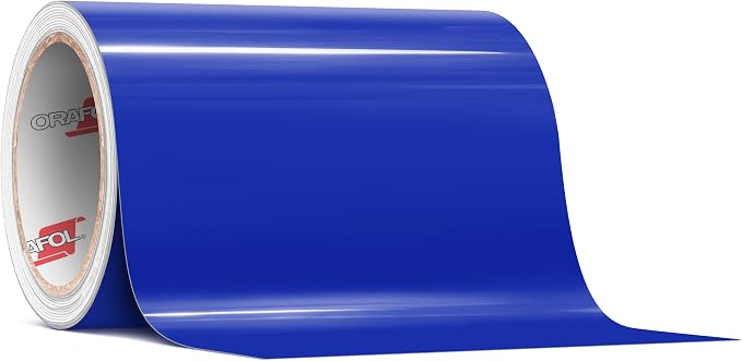 ORACAL 651 Gloss Brilliant Blue Permanent Vinyl Tape Roll – Premium Adhesive by Orafol