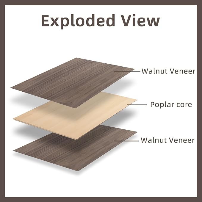 1/8" Walnut Plywood Sheets, 3mm Plywood - Image 5
