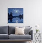 5DDIYART Moon Paint by Numbers for Adults Beginner, Paint by Number Kits on - Image 2