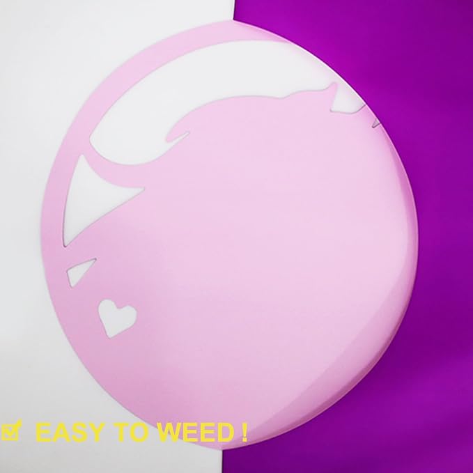 FUNKAKA Fluorescent Purple HTV Heat Transfer Vinyl Rolls - Image 4