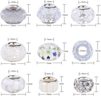 Aipridy Assortment European Large Hole Beads Spacer Beads Rhinestone Craft Beads - Image 4